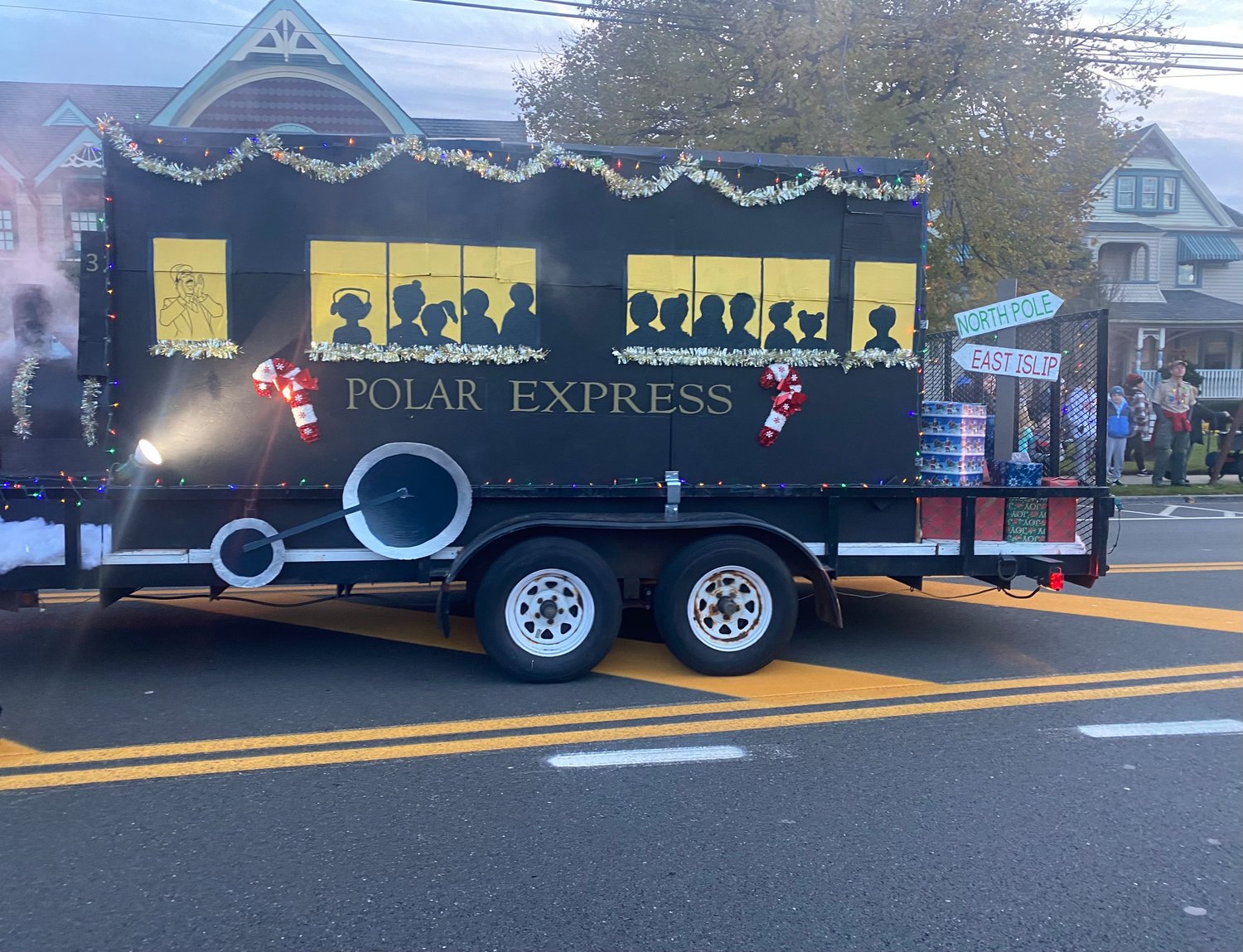 Exchange Ambulance even brought the Polar Express to the parade!